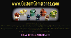 Desktop Screenshot of customgemstones.com