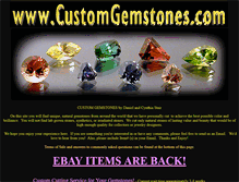 Tablet Screenshot of customgemstones.com